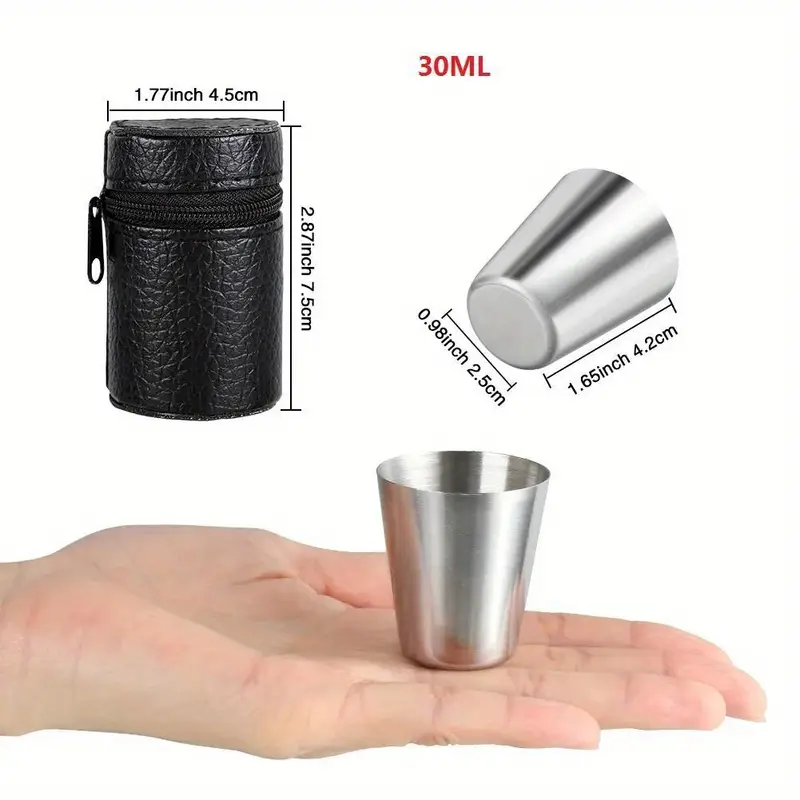 Stainless Steel 4-Piece 30/70m - огляд і ціна Beer Flight Set