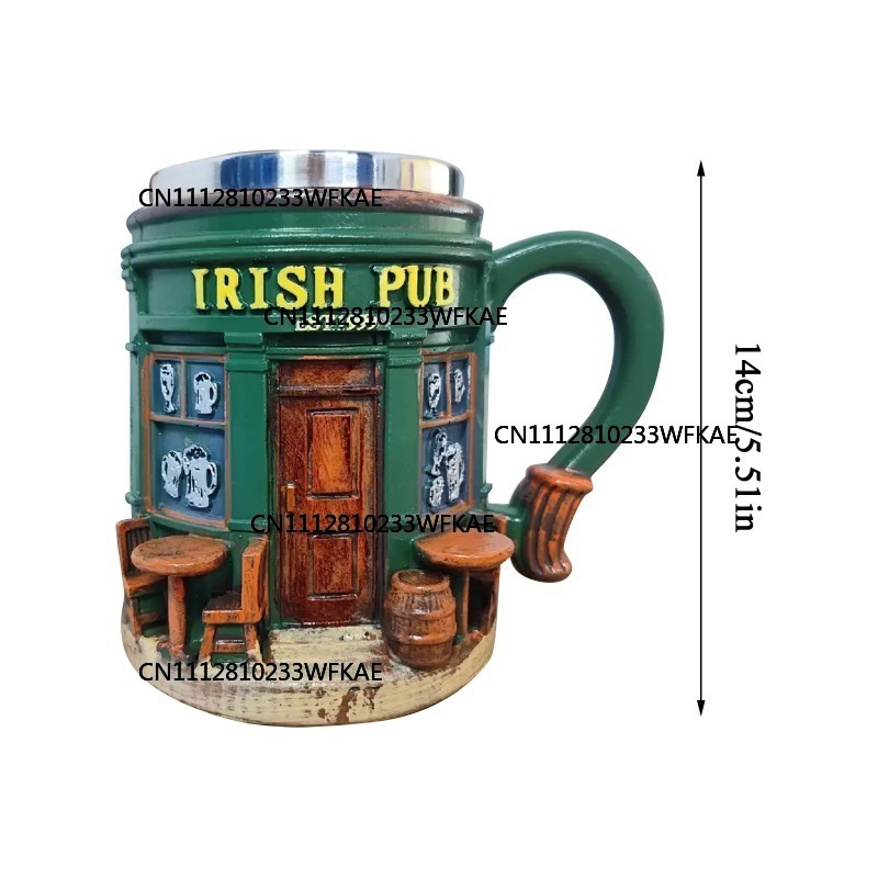 3D Irish Pub Pattern Stainless - огляд і ціна Craft Beer & Wine U-
