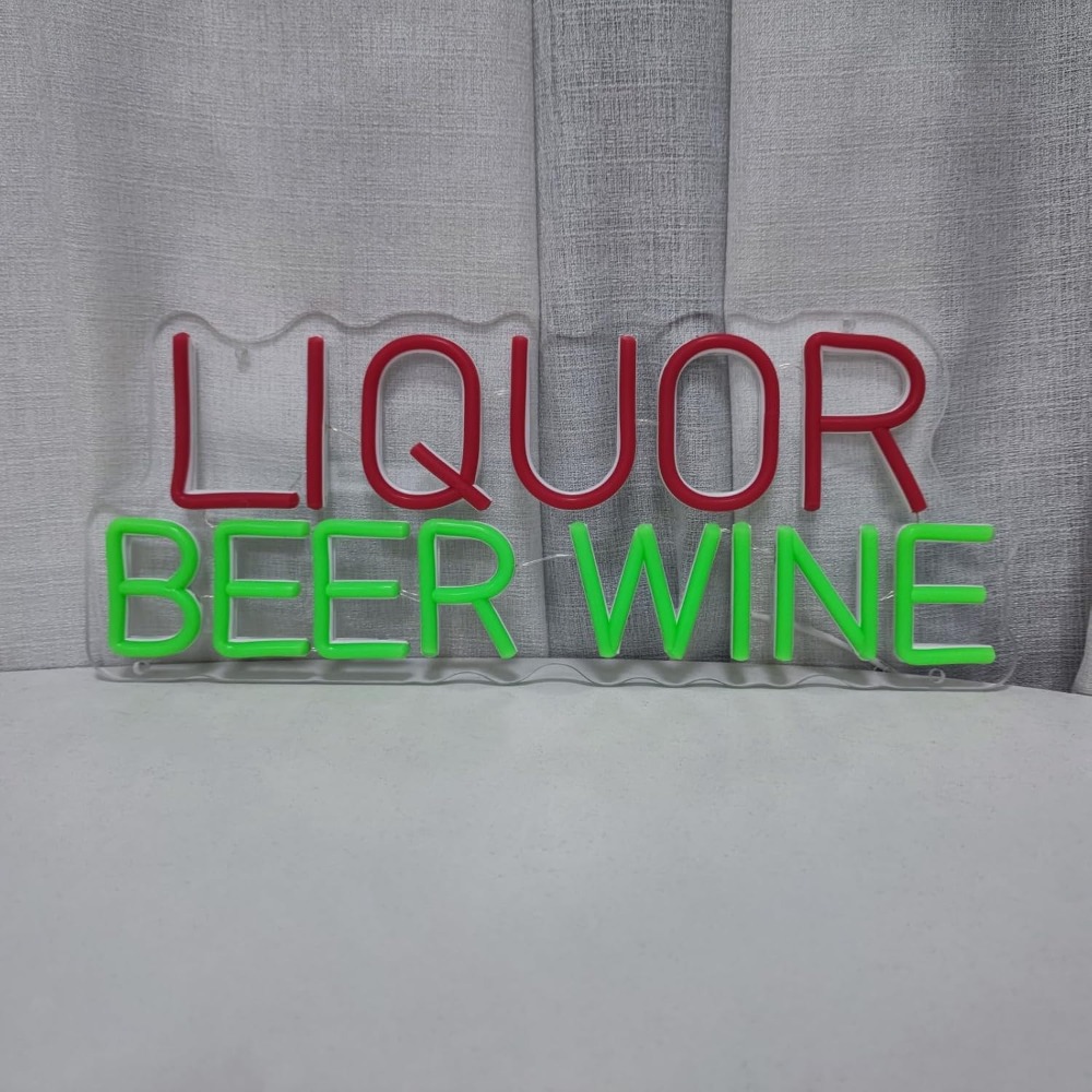 Liquor Beer Wine LED Neon Sign - огляд і ціна Wine In Beer Store