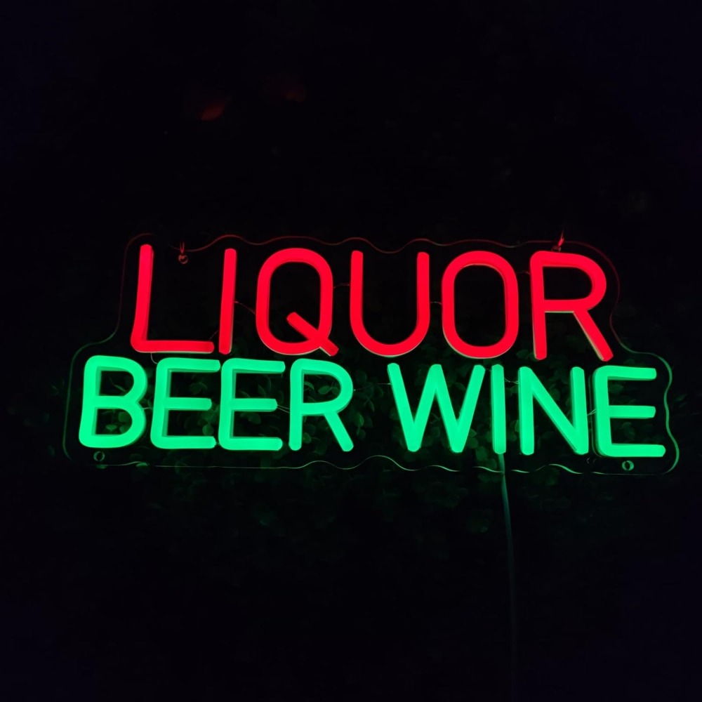 Liquor Beer Wine LED Neon Sign - огляд і ціна Wine In Beer Store