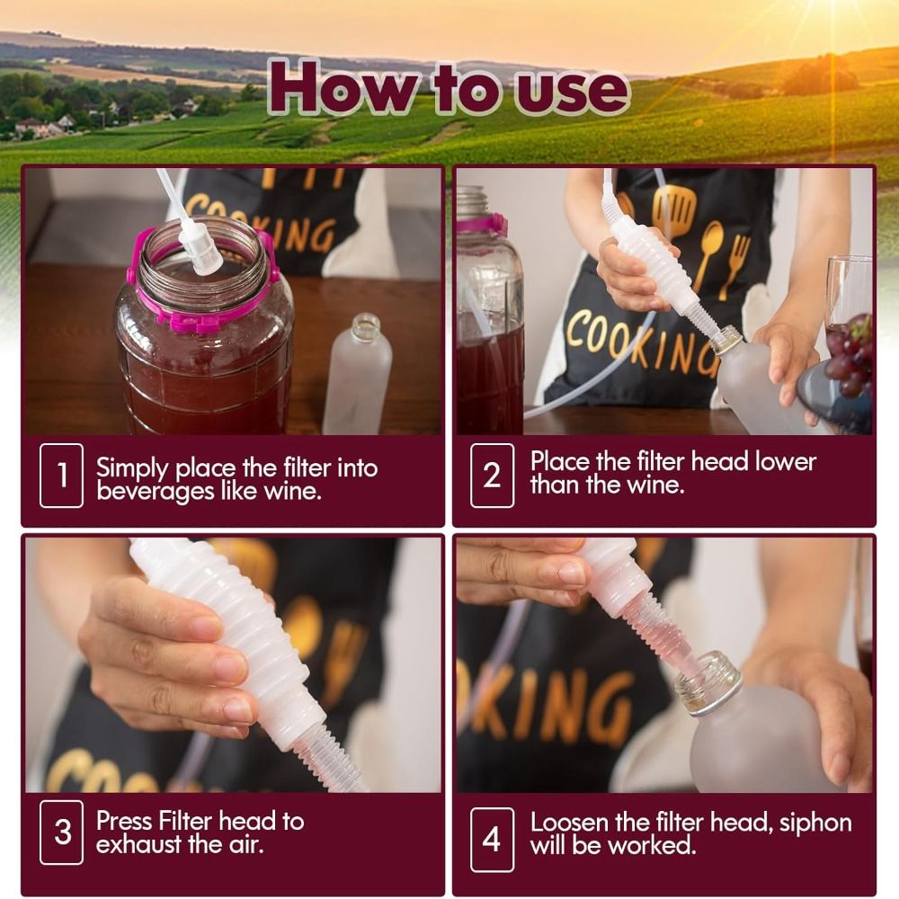 New Food Grade Plastic Wine Si - огляд і ціна Wine Beer Food