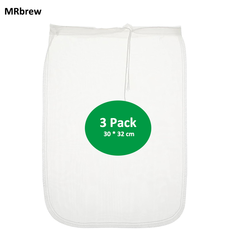 3Pcs Brew Bag 100 Mesh Straini - огляд і ціна Wine Beer Food