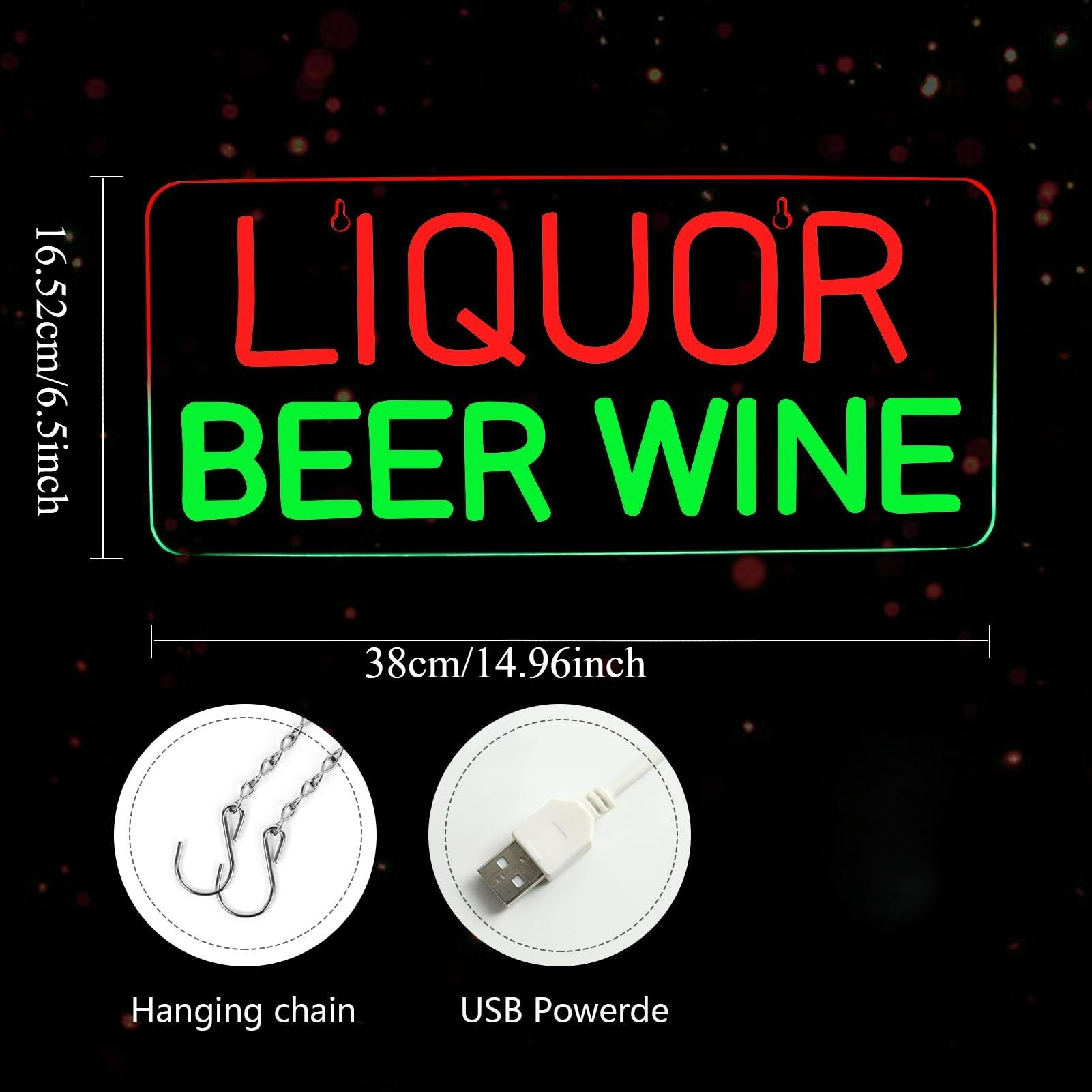 Liquor Beer Wine Neon Signs fo - огляд і ціна Wine In Beer Store
