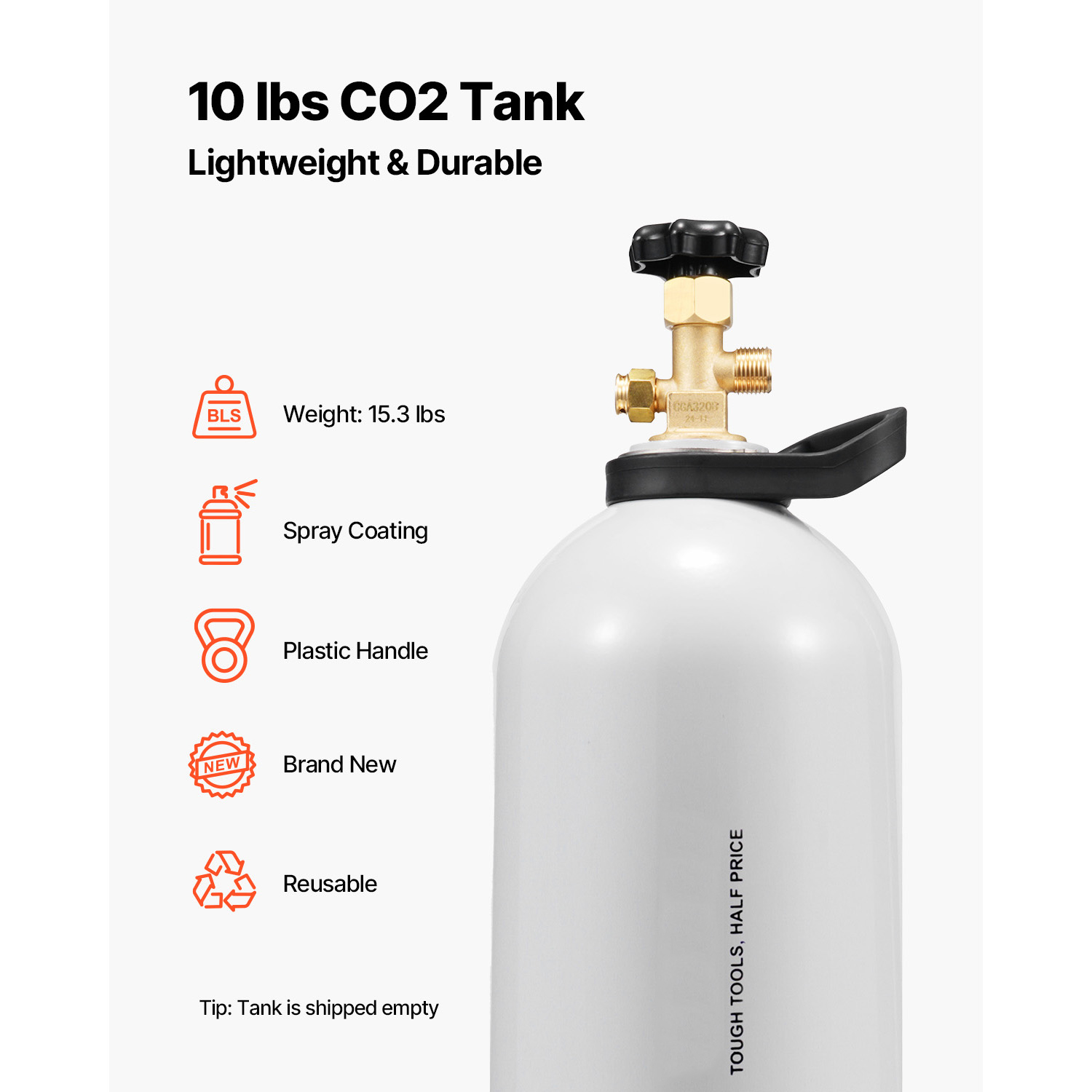 SucceBuy CO2 Tank 10 lbs New A - огляд і ціна Beer & Wine Downtown